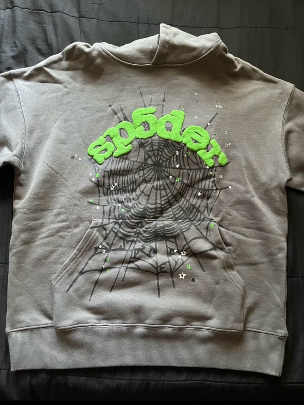 Slate Gray Sp5der Hoodie